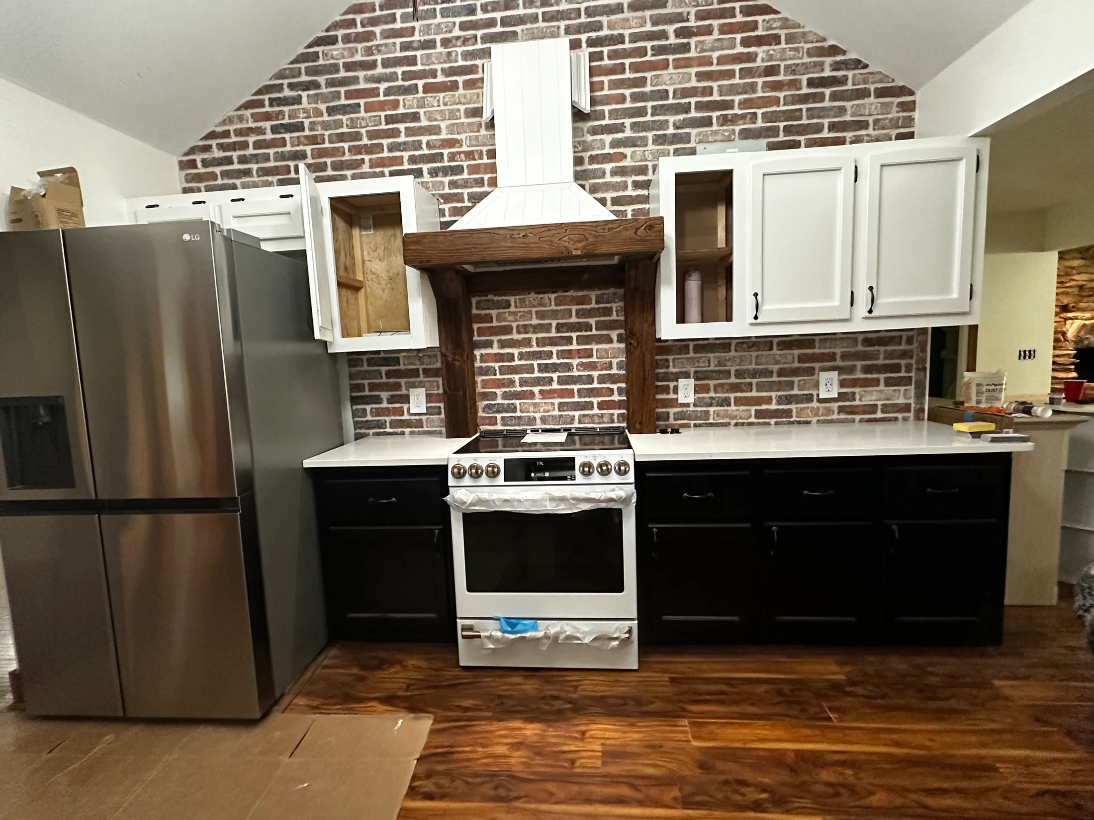 Kitchen Cabinetry and Backsplash Renovation - finished work 1