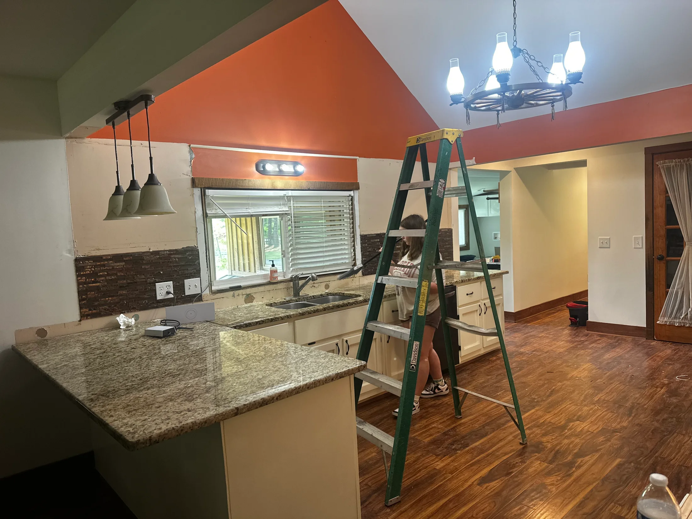 Kitchen Cabinetry and Backsplash Renovation - work in progress 1
