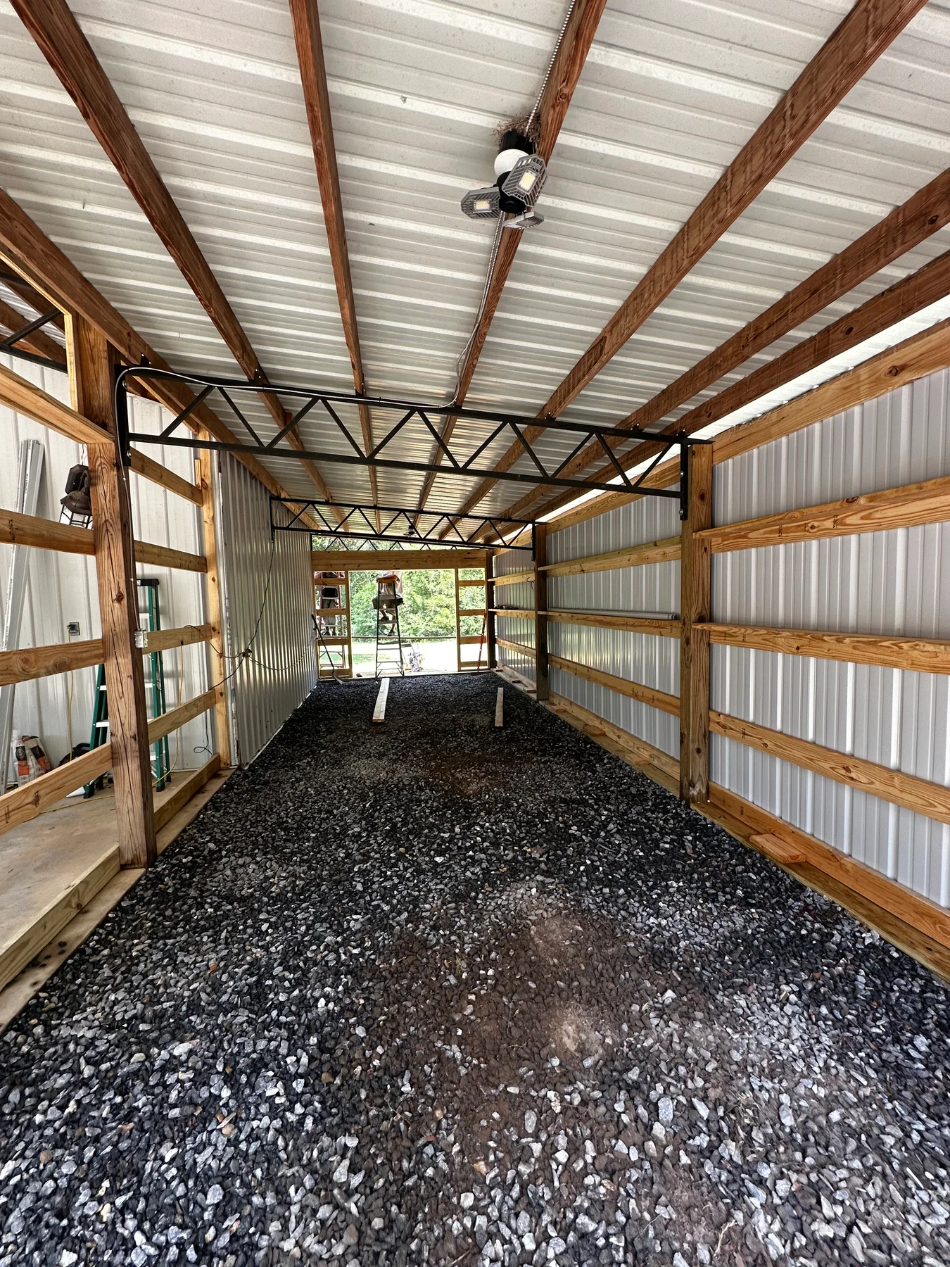 Workshop and Equipment Storage Build-Out - work in progress 1